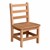 Hardwood Ladderback Chair - 10" Seat Height