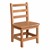 Hardwood Ladderback Chair - 12" Seat Height