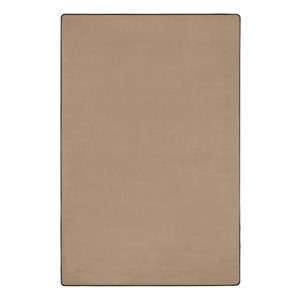 Heavy-Duty Solid Color Classroom Rug - Rectangle (7' 6" W x 12' L) - Almond