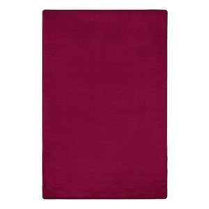 Heavy-Duty Solid Color Classroom Rug - Rectangle (7' 6" W x 12' L) - Cranberry