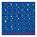 Alphabet Seating Learning Carpet Squares - Set of 36