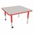 Square Adjustable-Height Mobile Preschool Activity Table-Chown ta Gyrd