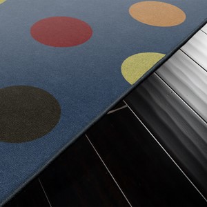 Multicolor Large Dots Rug