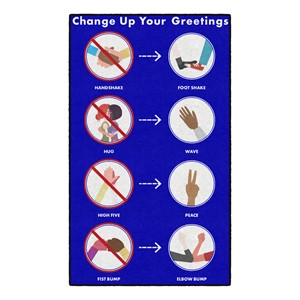 Change Up Your Greetings Washable Rug