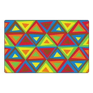 Dancing Triangles Rug - Soft™