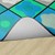 Contemporary Color Cog Seating Classroom Rug - Backing