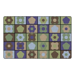 Natural Color Cog Seating Classroom Rug