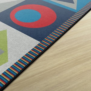 Shapes Accent Shake It Up Rug - Edge