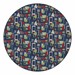 Abstract Accent Series Gaming Rug