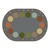 Alphabet Seating Natural Colors Rug - Oval (5' 10" W x 8' 4" L)