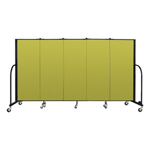 6' H Freestanding Portable Partition - Green