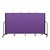 5' H Freestanding Portable Partition - 5 Panels (9' 5" L) - Purple