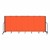 5' H Freestanding Portable Partition - 7 Panels (13' 1" L) - Orange