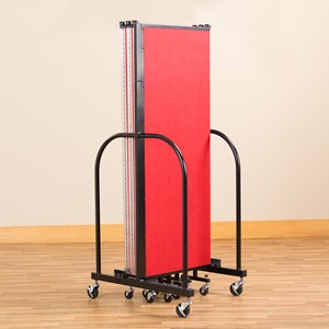 5' H Freestanding Portable Partition - Folded
