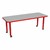 Shapes Accent Series Rectangle Collaborative Table w/ Casters (24" W x 60" L)