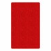 Healthy Living Solid Color Rug - Rectangle - Red