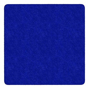 Healthy Living Solid Color Rug - Square - Royal Blue