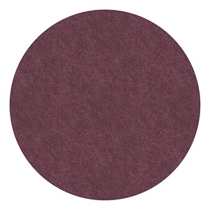 Healthy Living Solid Color Rug - Round - Plum