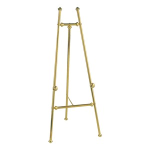 Baroque Display Easel - Brass Finish