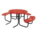 ADA Round Heavy-Duty Picnic Table w/ Round Perforation