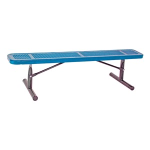 942 Series Park Bench - Round Perforation - Portable