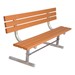 940 Series Traditional Three-Plank Portable Bench - Cedar Recycled Plastic