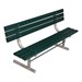 940 Series Traditional Three-Plank Portable Bench - Green Recycled Plastic