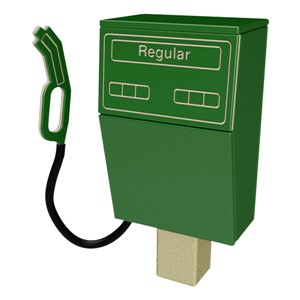 Gas Pump - Post
