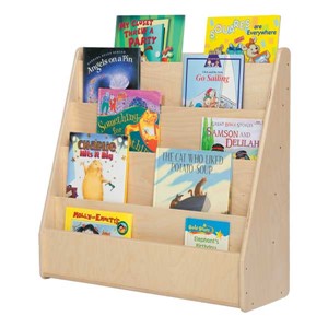 Single-Sided Wooden Book Display