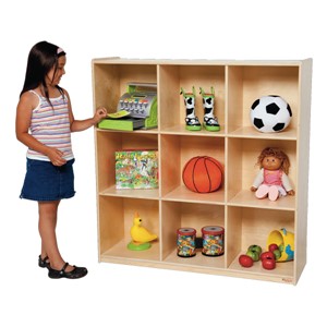 Big Cubby Storage w/ 9 Cubbies - Accessories not included