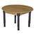 Round Hardwood Adjustable-Height Table w/ Chairs - Table