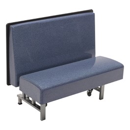 Mobile Folding Booth Seating - Blue Granite
