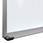 Framed Magnetic Glass Dry Erase Markerboard - Tray