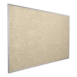 Vinyl-Covered Tackboard - Shown in cotton