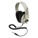 2924AV Mono Headphones w/ Attached Cord & Volume Control