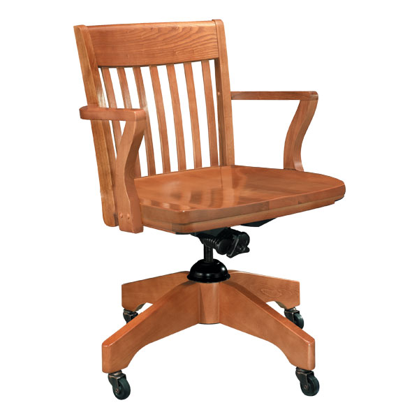 Bankers Chair Cushion Deals Up, Wood Bankers Chair With Padded Seat