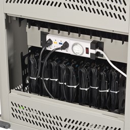Laptop Storage Cart - Back electrical access shown