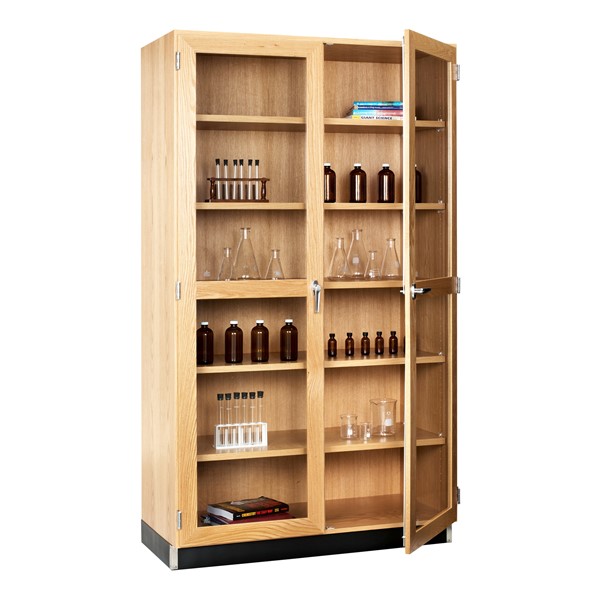 Diversified Woodcrafts Tall Wood, Tall Wood Storage Cabinets With Doors And Shelves
