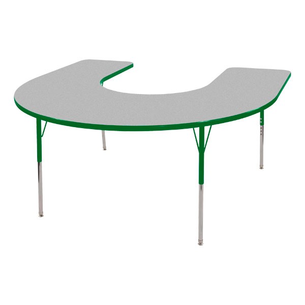 Norwood Commercial Furniture Horseshoe Adjustable Height Activity Table At School Outfitters