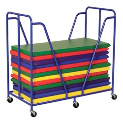 Rest Mat Trolley W 20 Rainbow Rest Mats At School Outfitters