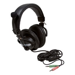 Pack of 10 Stereo Headsets w/ Boom Microphones