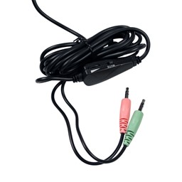 Egghead Stereo Headset w/ Boom Microphone w/ Dual 3.5mm Plugs at School