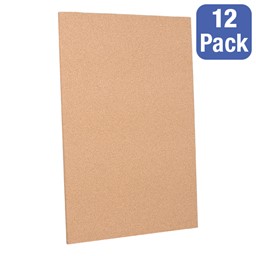 Cork Panels - Pack of 12 (24" W x 36" H)