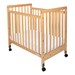 SafetyCraft Compact Fixed-Side Safety Crib - Slatted