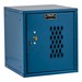 Cubix Modular Locker w/ Ventilated Door - Built-In Key Lock - shown in marine blue