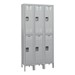 Antimicrobial Three-Wide Double-Tier Lockers (36\" H Openings)
