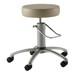740 Series Surgical Stool - Shown w/ brushed aluminum base