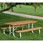 Recycled Plastic Picnic Table w/ Galvanized Steel Frame