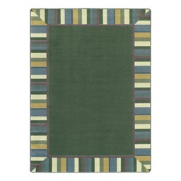Clean Green Rug - Rectangle - Soft Colors