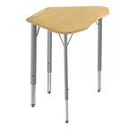 Intellect Wave Trapezoid Student Desk